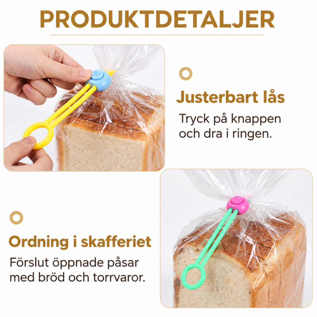 Bevara - Säg hejdå till öppna förpackningar.